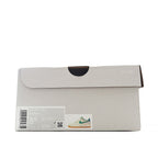 White shoe box with Nike branding and product label, top view