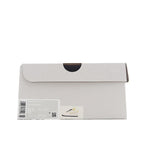 White Nike Air Force 1 shoebox with barcode label and size marking