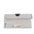 Light gray Nike Air Force 1 shoebox with barcode label and small shoe photo